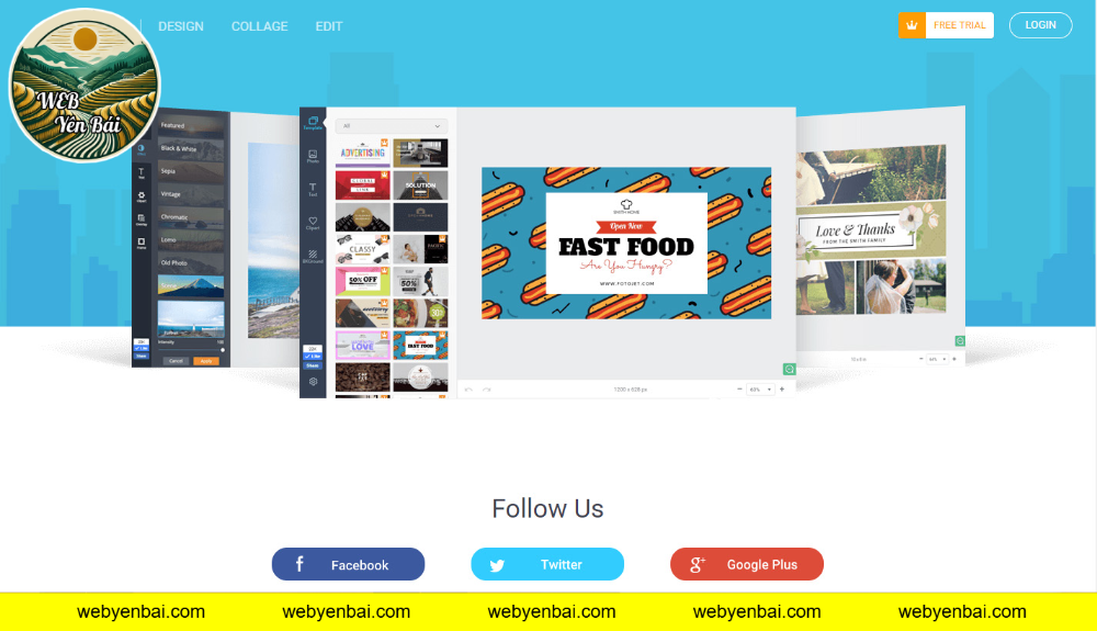 Dịch vụ thiết kế banner, logo, favicon tại webyenbai có gì nổi bật?
