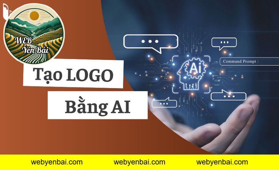 Quy trình làm logo bằng AI tại webyenbai