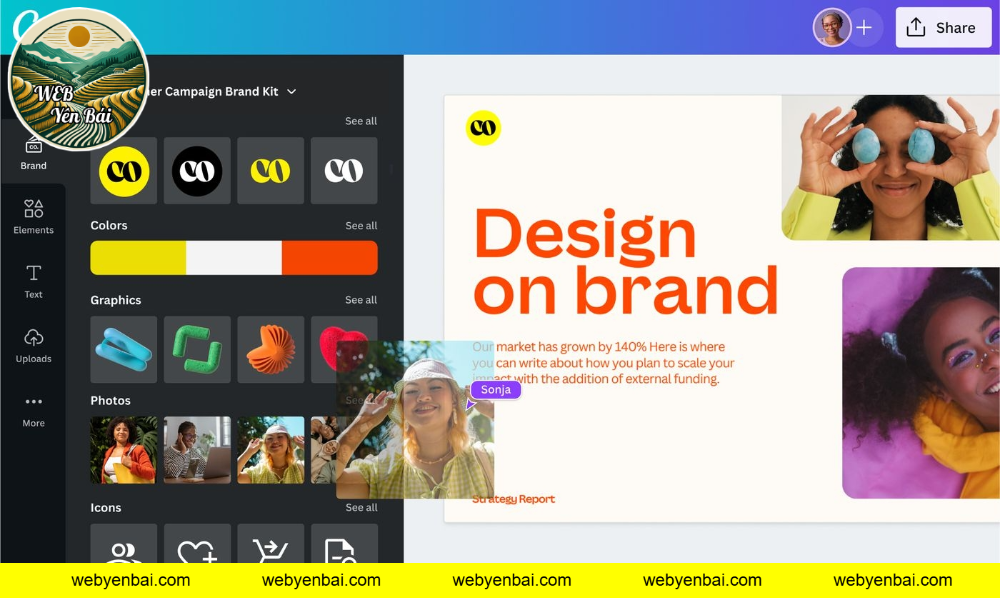 Quy trình thiết kế banner, logo, favicon tại webyenbai
